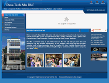 Tablet Screenshot of data-tech.com.my